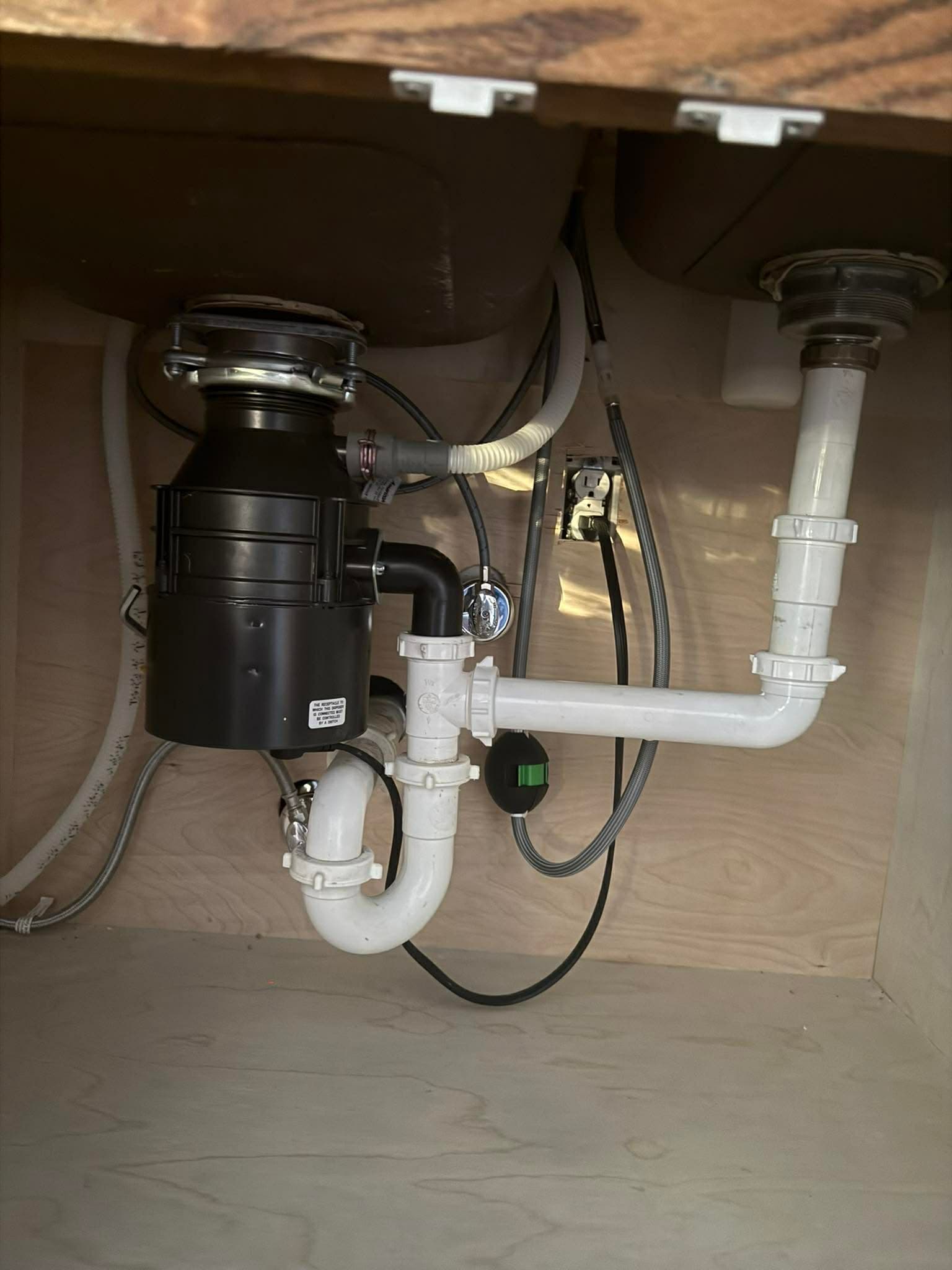 Under Sink Drain Plumbing