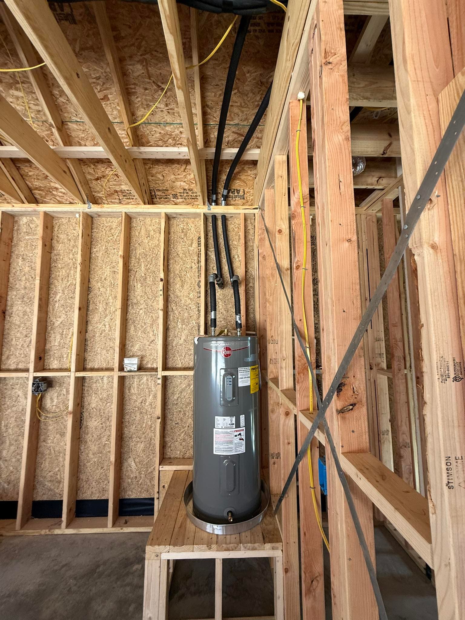 Water Heater Rough-In
